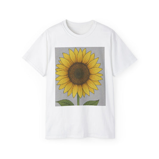 Sunflower Unisex Ultra Cotton Tee - Bright & Cheerful Nature T-Shirt for Everyday Wear