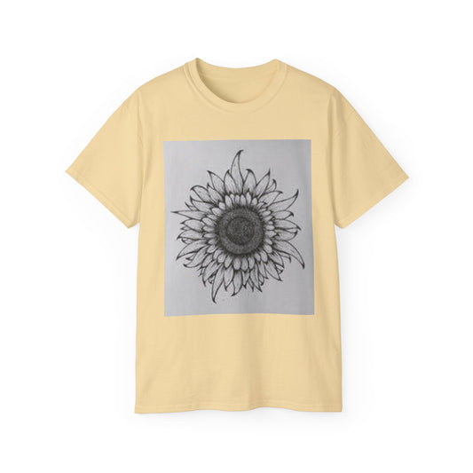 Sunflower Artistic Unisex Ultra Cotton Tee - Perfect for Nature Lovers